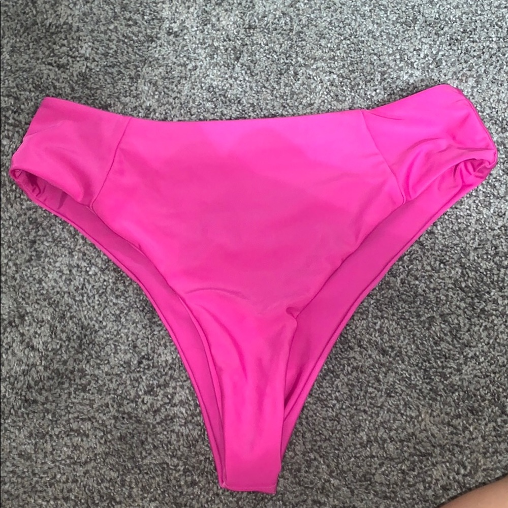 High waisted bikini bottoms